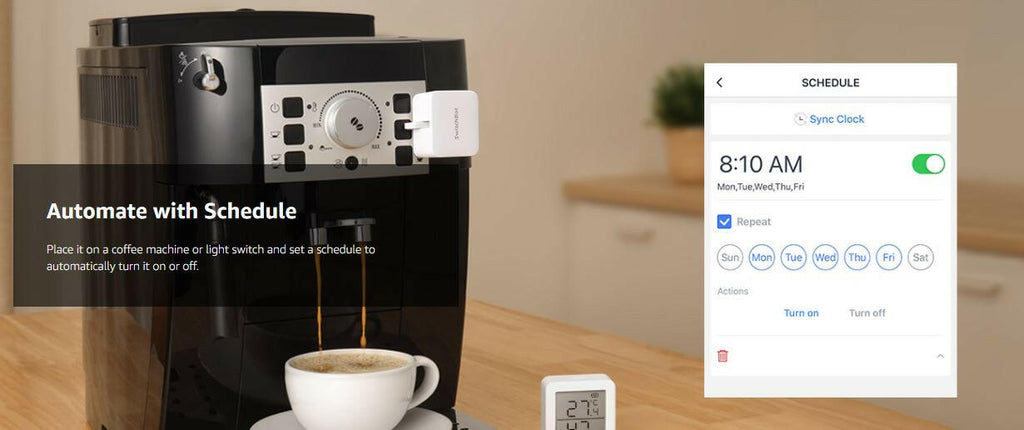 SwitchBot Smart Light Switch Button Pusher - No Wiring $49.99 CAD.