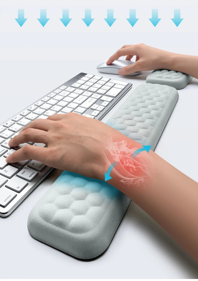 Keyboard Mouse Ergonomic Memory Cotton Wrist Rest Pad $19.99 CAD ShopiCart