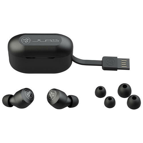 JLab GO Air POP In-Ear True Wireless Earbuds $39.99 CAD.