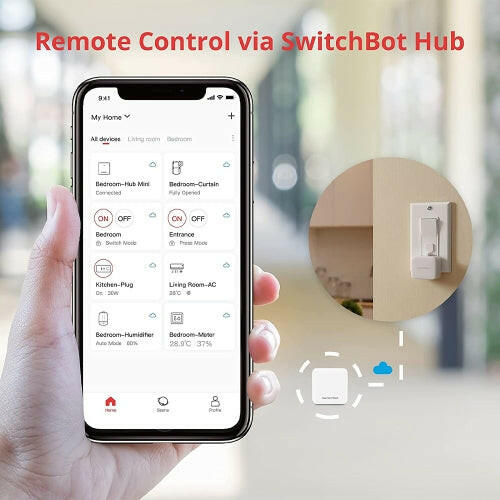 SwitchBot Smart Light Switch Button Pusher - No Wiring $49.99 CAD.