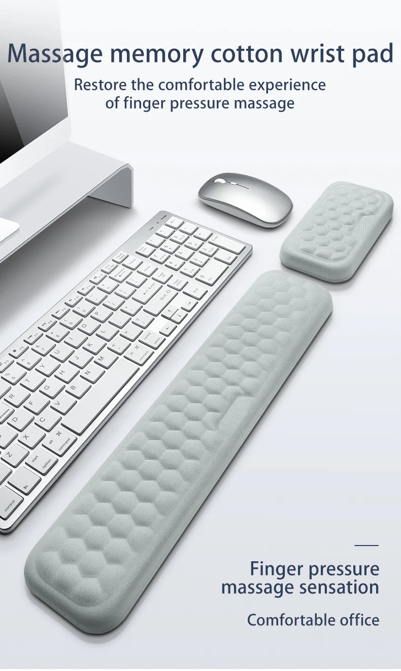 Keyboard Mouse Ergonomic Memory Cotton Wrist Rest Pad $19.99 CAD