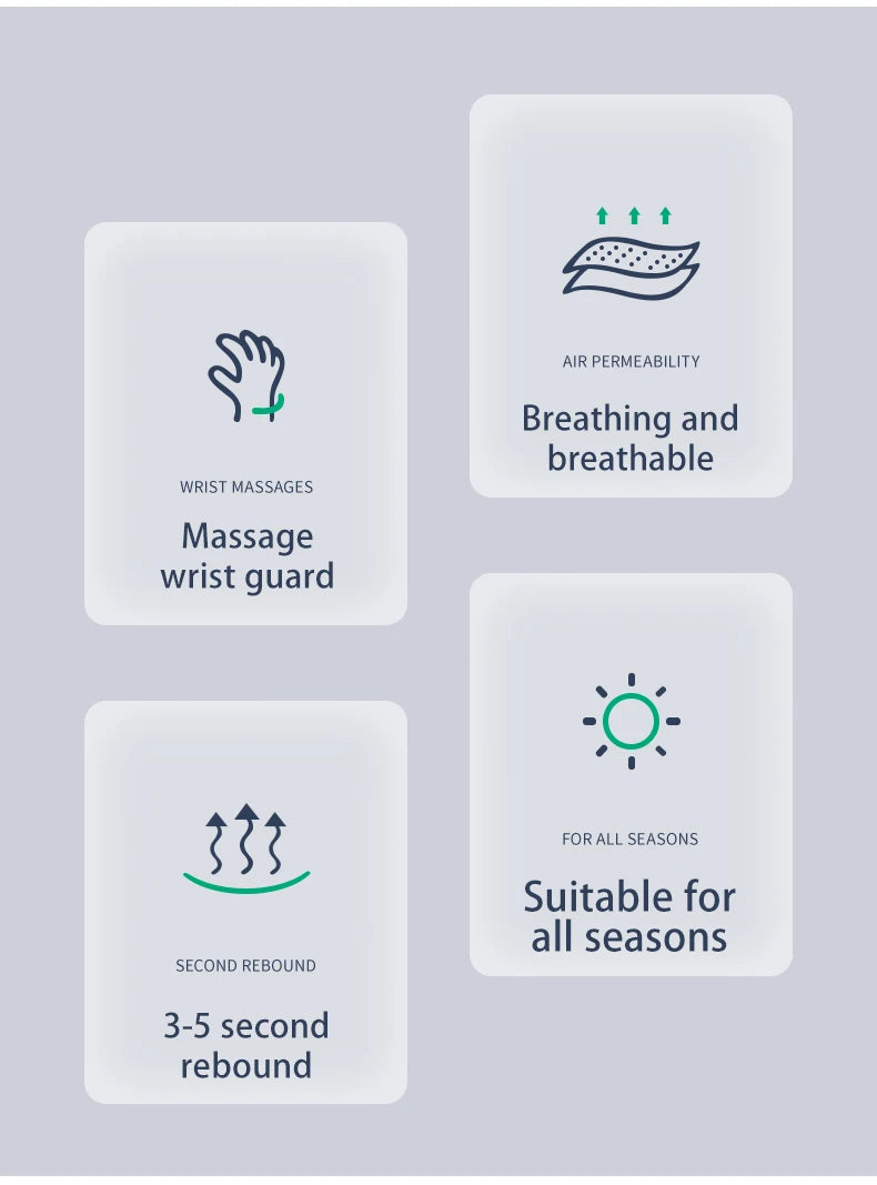 Keyboard Mouse Ergonomic Memory Cotton Wrist Rest Pad $19.99 CAD ShopiCart