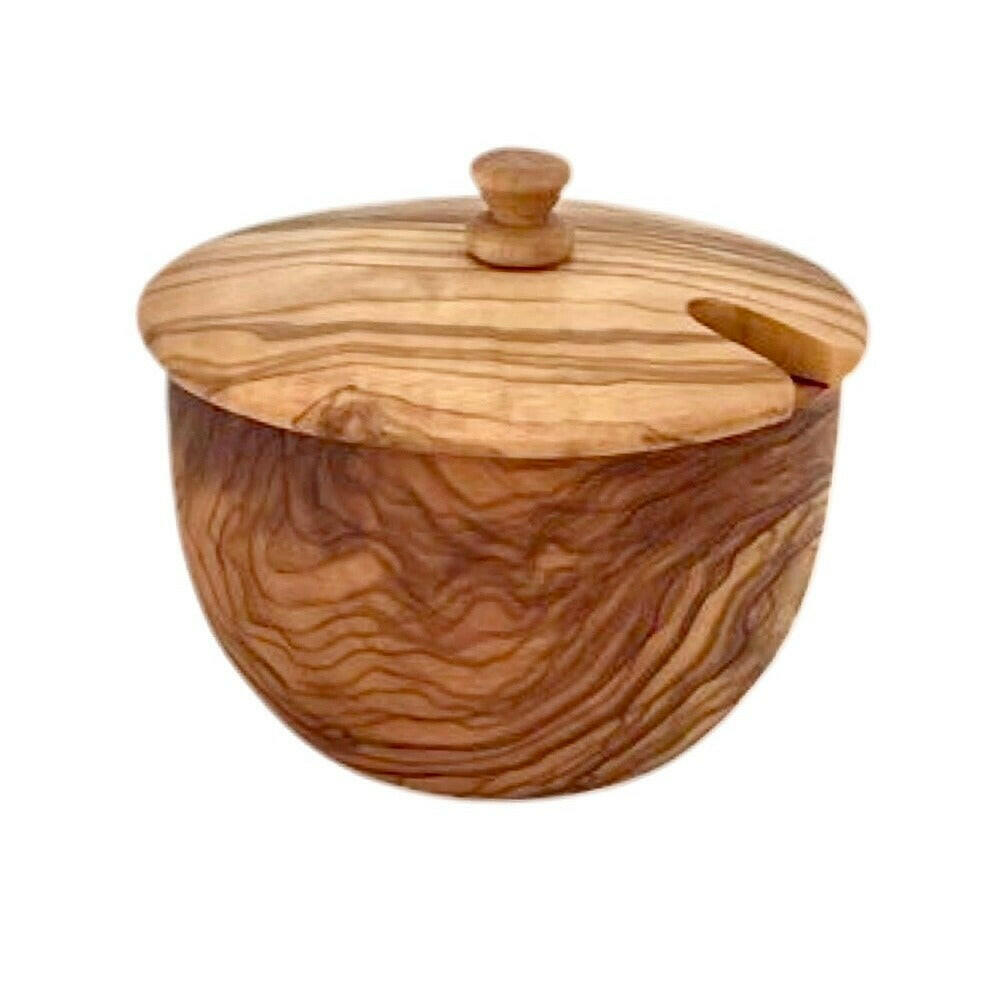 Mediterranean Olive Wood Canister $32.99 CAD.