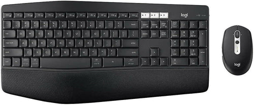 Logitech MK825 Wireless Combo Full-Sized Keyboard with Right-Handed Mouse $125.00 CAD.