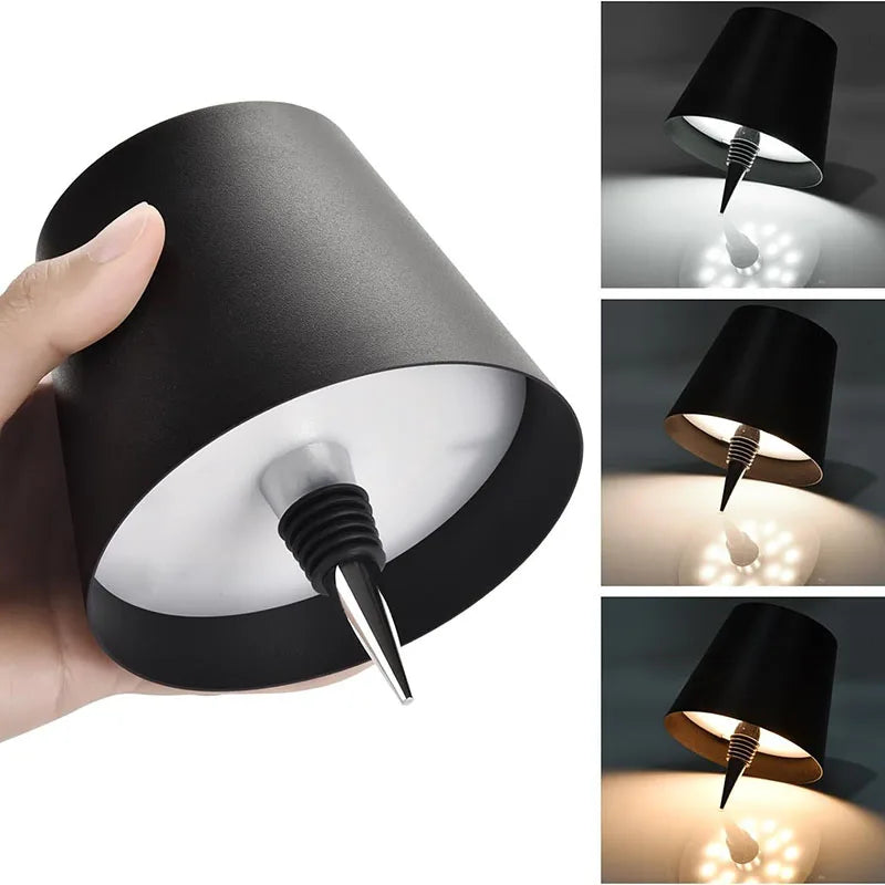 Wireless Bottle LED Table Lamp $11.99 CAD.