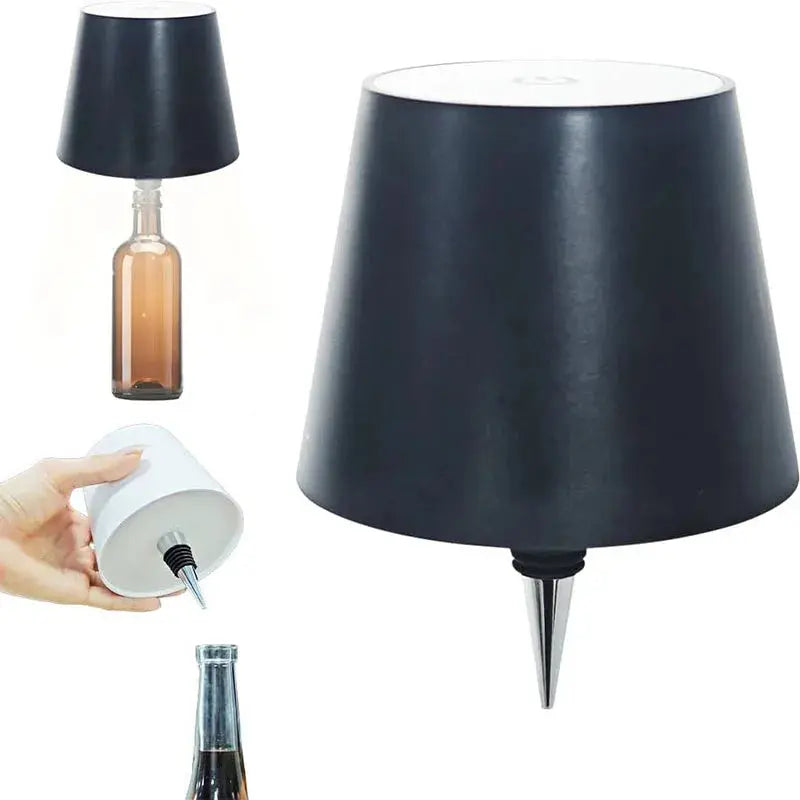 Wireless Bottle LED Table Lamp $11.99 CAD.